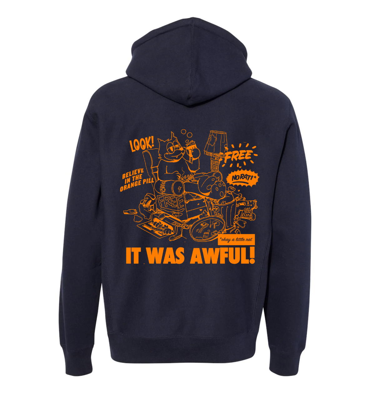 "It Was Awful" Navy Hoodie